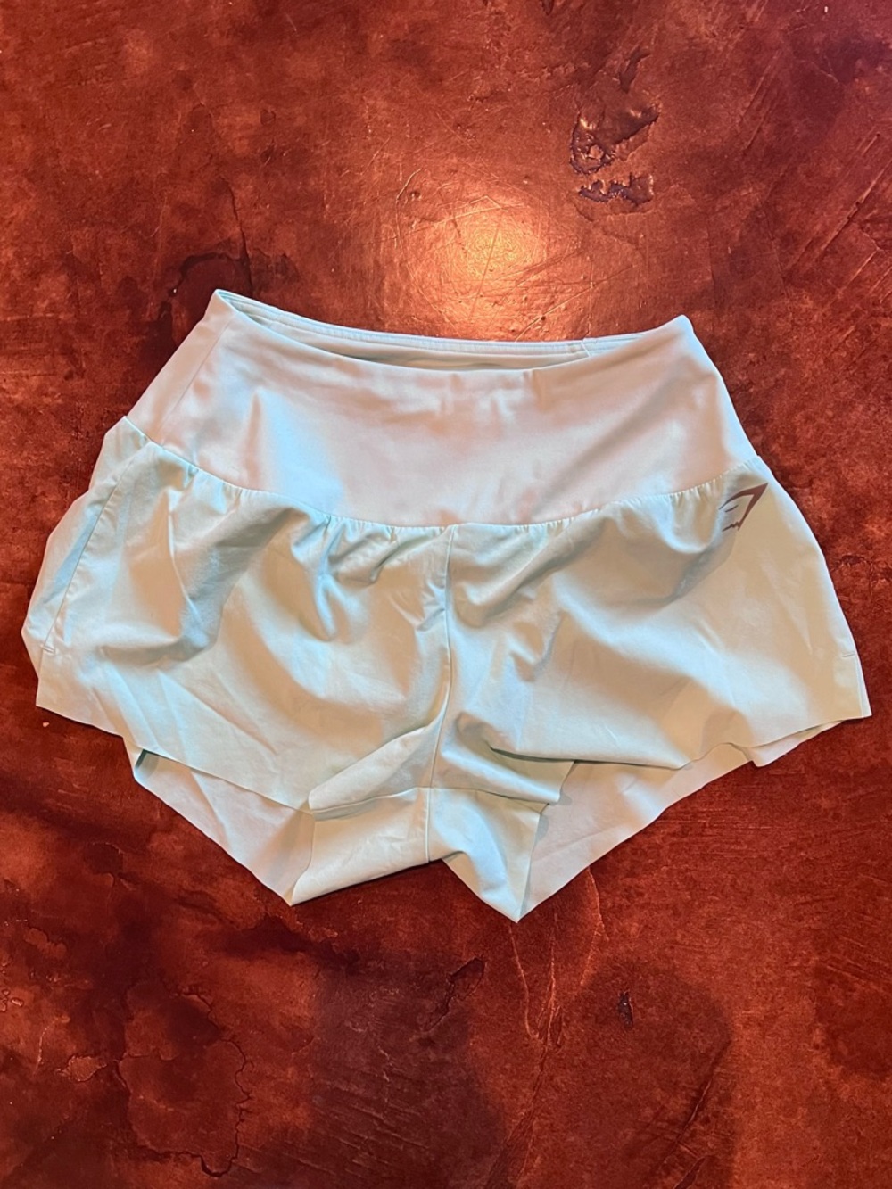 Gymshark Wmns Speed Shorts-Bright Turquoise Size: M - Picture 3 of 6